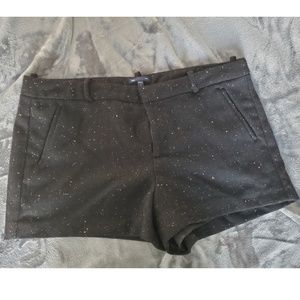 Speckled Wool Blend Shorts